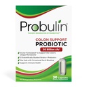 Probulin Colon Support Daily Probiotic + Prebiotic + Support Gut Health, Occasional Gas and Bloating - 20 Milionů CFU - 12 Strain, 30 Veganských kapslí