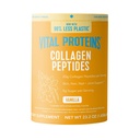 Vitální proteiny Kolagen Peptides Powder - Tráva Fed Kolagen Peptidy pro vlasy, hřebík, kůže, kosti a společné zdraví, Vanilla, 23.2 Ounces