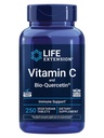 Life Extension Vitamin C a Bio-Quercetin ®, Kardiovaskulární doplněk zdraví, Imunitní podpora, Vysoce absorbovatelné, quercetin, Vitamin C, Gluten zdarma, Non- GMO, Vegetariánské, 250 Tablety