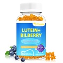 20mg Lutein & Zeaxanthin Gummies with Bilberry, Astaxanthin, Omega 3, Vitamin C, E - Sugar Free Eye Health Supplement for Dospělí & Kids - Suché oční úlevy, Vision Clarity, Macular Support