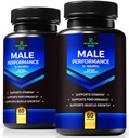 (2 Pack) Blue Vigor Max pilulky pro muže, All- Natural Formule pro muže Fitness a Stamina, Premium Kapsle pro denní výživu, Performance & Energy, Oficiální dodatek pro člověka Recenze (120 Kapsle)