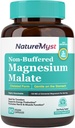Malate hořčíku, Chelated Form, Vysoce absorbovatelné, Non- Buffered, Gentle on Stomach, pro dospělé a děti, flexibilní dávka, výroba energie, Nerve a svalové funkce, 90 Veganské kapsle