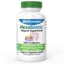 Dragias Organic Prebiotic Fiber for Contribution Relief CLAS124; Nexabiotic Superfood Tabs for Probiotic Digestive Health, 60 Tablet