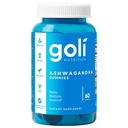 Goli Ashwagandha & Vitamin D Gummy - 60 Počet - Smíšené Berry, KSM- 66, Vegan, Plant based, Non- GMO, gluten- Free & Gelatin Free Relax. Obnovit. Uvolnit, balení po 1