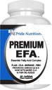 Pride Nutrition Premium EFA Omega 3-6-9 dodatek pro muže a ženy 5 in 1 - EPA, DHA, GLA, ALA & CLA Essential Fatty Acids with Fish Oil - Softgel Pills