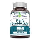 Amazing Installaas Men 's One Multivitamin Dodatek 124; Potraviny na bázi 124; 150 Tablety 124; Perfect Blend of Vitamíny, Minerály & Probiotika I124; Non- GMO 124; Gluten- Free Israel 124; Made in USA
