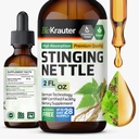 BIO KRAUTER String Nettle Tincture - Nettle Root Extract Liquid - Supplementary Supplementary - Urtica Dioica Natural Extract - Vegan, Cukr & Alkohol Free Drops 2 Fl.Oz.