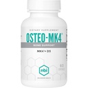 NBI Osteo- MK4 Kostní podpora 124; Vitamin D & K komplex 124; 45 mg Vitamin K2 (MK4) pro silné zdraví kostí & funkce 124; 60ct Veggie Kapsle
