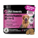 Multivitamin Dog Supplement, Glucosamine chondroitin pro psy, Probiotika, Omega Fish Oil, Doplněk pro psy a vitaminy, Vitaminy pro alergie na pleť a kabát, (Arašídové máslo 90 ct)