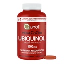 Qunol Mega Ubiquinol CoQ10 100mg, Superior Absorpce, Patentovaná voda a tuk Rozpustný přírodní doplněk forma Coenzym Q10, Antioxidant pro srdeční zdraví, 120 Počet (balení po 1)