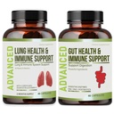 Lung Health & Imunitation Supplement - Lung Cleanse a Detox s imunitou vitamíny pro lepší plíce, imunitní obrana, jasné plíce & Deep Breathing včetně Quercetin & Cordyceps. Dodávka za dva měsíce