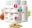 Nourshed AndroEase Plus - Dodatek k přírodní rovnováze pro ženy - Veganská formule se zinkem & Saw Palmetto - 180 Kapsle pro denní Wellness & Vitality - Vyrobeno v USA