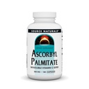 Zdroj Naturals Ascorbyl Palmitate 500mg Fat- Soluble Vitamin C Ester Dodatek - 180 Kapsle