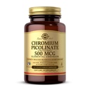 Solgar Chromium Picolinate 500 mcg - 60 Rostlinné kapsle - Podporuje cukr, tuk a protein metabolismus - Non- GMO, gluten zdarma, Kosher - 30 Služeb
