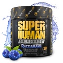 ALPHA LION Core Pre Workout w / Creatine for Performance, Beta Alanine for Muscle, Powder, L- Citruline for Pump & Tri-Source Caffeine for Setrvalá energie (30 Servings, Blue Raspberry Flavor)