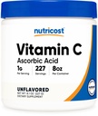 Nutricost Ascorbic Acid Powder (Vitamin C) 0, 5 LBS (8 Ounce)