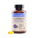 NatureWise Flaxseed Oil 1200 mg, Fish Free Omega 3 6 9 with 720mg ALA, Dietní dodatek pro podporu zdraví srdce - Organic, Cold Pressed, Non- GMO - 60 Softgels [2-Month Supply]
