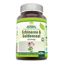 Bylinné tajemství Echinacea & Goldenseal Root Dodatek 124; 450 Mg Per Serving 124; 250 Veggie Kapsle 124; Non-GMO Capsle 124; gluten- Free Capsule 124; Made in USA (250 Veggie Kapsle)