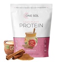 Jeden Sol Lean Plant- Based Protein Powder, Pea & Brown Rice Protein, Low Carb, Vegan Friendly - gluten, laktóza, & Soy Free - No Add Sugar, Non- GMO, Clean Nutrition, No Floating (Horchata)