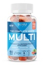 SUKU Men 's Daily Multivitamin Gummies - Vitamíny A, B12, C, D3, E, Zinek, CoQ10 & Lycopen - Prostate, Heart & Imunitary Support - Sugar- Free, Vegan, Smíšené ovocné fúze - 60 Počet