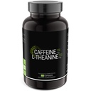SYMNITION Caffeine 100mg, L- Theanine 200mg - 120 Count (V- Kapsle) / 120 Servings: Vyrobeno v cGMP- Registered Facility v USA; Vegan & gluten zdarma