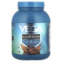 Vega All in One Nutrition Organic - 20g Plant- Based Pea Protein, Chocolate, 42 Servings, Vitamins A & C, Probiotika, Zelená, Vegan, Keto, Gluten Free, 61.8oz (Balení květen Vary)