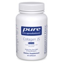 Čisté enkapsulations Kolagen JS - Skin & Joint Health * - 1000 mg Hydrolyzované Biocell Collagen - Gluten Free & Non- GMO - 60 Kapsle
