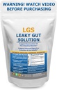 Leaky Gut Opravy w / L Glutamin & Prebioticky- Gut Obnovení, Leaky Gut Zdravotní Powder - Leaky Gut Opravy doplňky pro IBS, Digestive Restoration & Gut Lining Support- Obsahuje Guthealth Assist Book