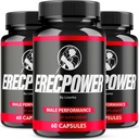 (3 Pack) Erecpower pro muže Doplněk Kapsle, Erecpower Piills Všechny přírodní ingredience, Erecpower Original Advanced Formule, Erecpower Vitamin Support, Ericpower Recenze, 180 Kapsle pro 3 měsíce