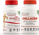 Full Life Reuma- Art X Síla a hydrolyzované kolagen - Společná podpora dodatek - Bovine Collagen pilulky - Kosher, Gluten- Free - 90 Veggie Kapsle Každý