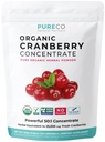 USDA Cranberry Powder Organic Certified - Organic Cranberry Juice Concentrate Support Urinary Tract Health for Women & Men - Pure Berry Concentrate Vegan Non- GMO & Filler Free (200 Služeb)