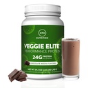 MRM Nutrition Veggie Elite Performance Protein 124; Chocolate Mocha ochucený 124; Plant- based Protein Current124; Easy to Digest Current124; s BCAAs Current124; Vegan + Gluten- Free Current124; Klinicky testovaný Current124; Digestive enzyms Current124; 30 Serings
