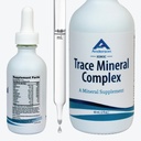 Stopy Minerální komplex 124; Full Spectrum Minerály 124; Iontové tekuté minerální kapky pro vodu 124; Elektrolyty, Hydratační dodatek 124; 2 fl oz skleněná láhev