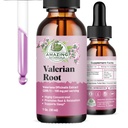 Valerian Root Drops for Sleep - Organic Valerian Root Tincture Extract 3000mg - pro relaxaci a klid - 1 FL OZ, 30 Služeb