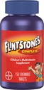 Flintstones Chewable Kids Vitamíny, Kompletní Multivitamin pro děti a Toddlers se železem, vápník, Vitamin C, Vitamin D & více, 150ct
