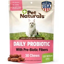 Pet Naturals Daily Probiotic pro kočky, 30 Žvýkačky - Dědičná a imunitní podpora doplněk pro kočky