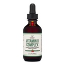 Dvojité dřevěné doplňky Liquid Vitamin B Complex - 2 měsíční dodávka - Max Absorpce - B3, B6, B7 (Biotin), B9 a Vitamin B12 - Cherry Flavor - 2 FL OZ