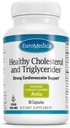 Euromedica Zdravý Cholesterol a triglyceridy - 60 Kapsle - Klinicky zkoušená Amla - Podporuje zdravé HDL a triglyceridové hladiny - Non- GMO, Vegan, Kosher - 30 Služební cesty