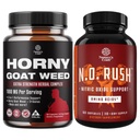 Bundle of Horny Goat Weed for Men with Black Maca Root, Tongkat Ali, Saw Palmetto & Panax Ginseng Extract for Stamina & Energy and Nitric Oxide Supplemente with L- Arginin for Muscle Growth & Recovery