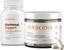 Meno & Hormonální Supplements - Menopauza Hormonální Balance pro ženy (60 Caps) a Hormon Balance Dodatek pro ženy, PMS Supplement (60 Caps), 2 položky