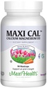 Maxi Health vápník 1000 mg dodatek s vitamínem D3 (1000 IU) a hořčík (500 mg) - Kost, zuby a společná podpora pro muže a ženy - 90 Kapsle