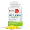 Terabotanika Perfektní Omega Rybí olej Dodatek EPA & DHA - Vysoká absorpce, Koncentrovaná Omega 3 pro srdce, mozek, oko, a Metabolické zdraví - Aljašské rybí olej Softgels - 30 Počet (balení po 1)