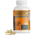 Bronson Glucosamine Chondroitin Turmeric & MSM Advanced Joint & Cartilage Formule, Podporuje zdravé klouby, Mobility & Cartilage - Non- GMO, 180 Kapsle