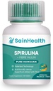 Spirulina + Fibre Inulin - Bylinný dodatek, Spirulina Přidána Fiber Vegan Tablety pro stravitelné zdraví, 600mg Spirulina, Vegan & GMO zdarma (180 Tablety)