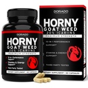 Nadržená kozí tráva pro muže a ženy - [20% Icariins Max Strength] - Stamina, Endurance, Circulation, Joint & Back Support - Maca Root, Ginseng, Yohimbin, Tribulus, L-Arginin - USA Made - 60 Počet