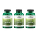 Swanson Milk Thistle - Bylinný doplněk pro podporu jater - Přírodní vzorec, který pomáhá udržovat celkové zdraví a wellness - (100 kapslí, 500mg každý) 3 balení