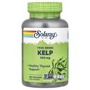 Solaray Kelp 550 mg s kyselinou listovou pro zdravou funkci štítné žlázy, Podpora energie a metabolizmu