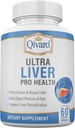 Ultra Játra Pro zdraví - Příplatek na podporu zdraví jater s mléčnými bodláky, Artyčoky Extract & Pampeliška List Extract - Antioxidant & Detox Support - 60 Zeleninové kapsle