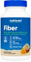 Nutricost Fiber Kapsle s Prebiotic Fiber Dodatek 150 Kapsle - CCOF Certified dodatek, Made with Organic Psylium Husk & Organic Jerusalem Artichod, Gluten Free, 3 G per Serving