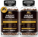 Efektivní NUTRA Čisté Shilajit Kapsle pro muže a ženy - Čisté Himalájské Shilajit pro muže a ženy - Vysoká v stopových minerálech & Fulvic Acid - 10000mg Authentic Shilajit Extract per Serving (120 Počet)